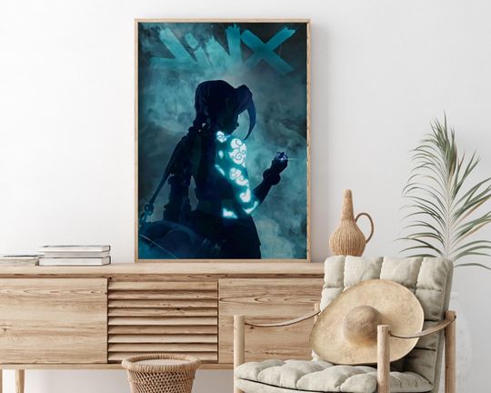 Discover Arcane Jinx Wall Art, Arcane Series, League of Legends Poster