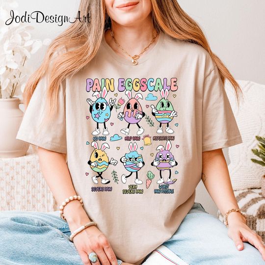 Discover Easter Day Pain Scale Shirt, Nurse Triage And Pain Assessment, Pain Assessment