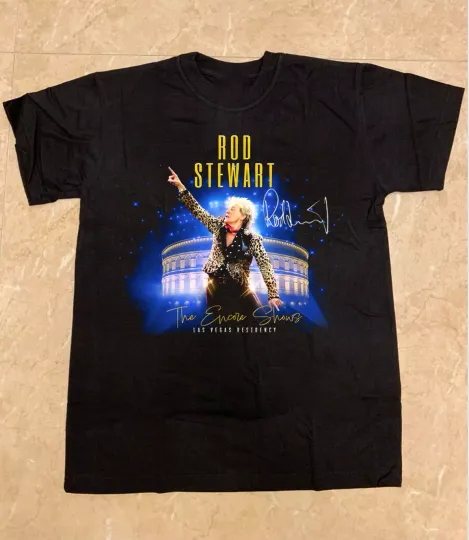 Discover NEW Rod Stewart 2025 North American Tour Gift For Fan T-shirt