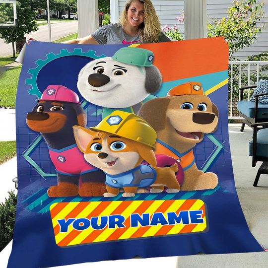 Discover Pupstruction Birthday Blanket, Pupstruction TV Show Birthday Blanket Gift, Christmas Decoration SK2208