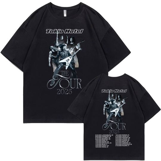 Discover Best Famous German Rock Band Tokio Hotel The Tour 2025 T Shirts