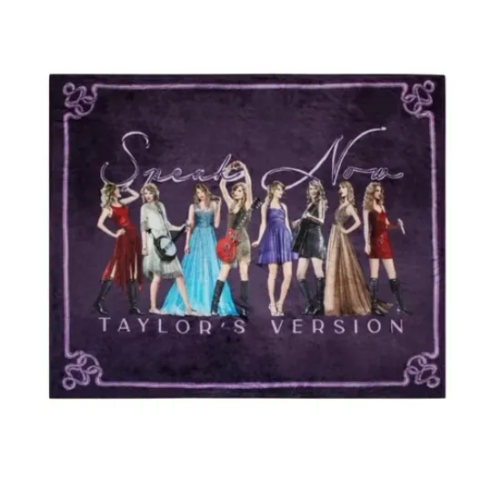 Discover Taylorr Swifts Speak Now (Taylor’s Version) Blanket