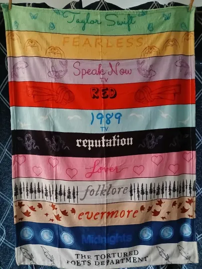 Discover Taylorr Swifts Super Soft Fleece Throw Blanket Albums