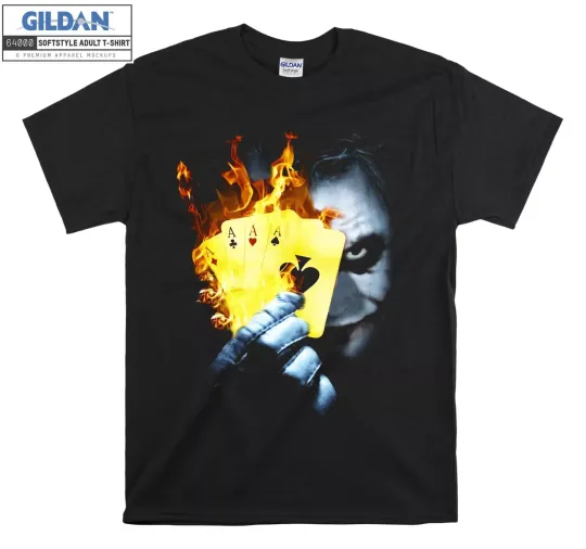 Discover Card Enjoy The Game Face Joker Unisex T Shirt Gifts For Men Women E656