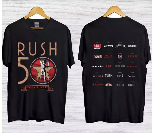Discover Rush R50 Concert Tour T-Shirt