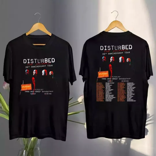 Discover Disturbed The Sickness 25th Anniversary Tour 2025 Shirt