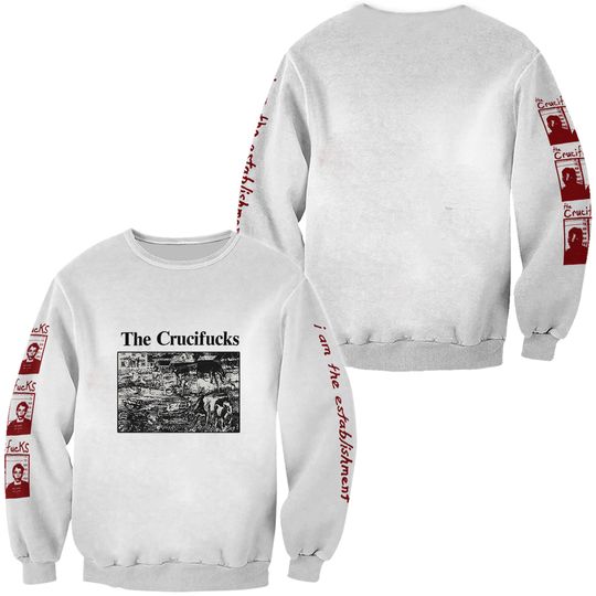 Discover Crucifucks Longsleeve Rock Band 3D Long Sleeve