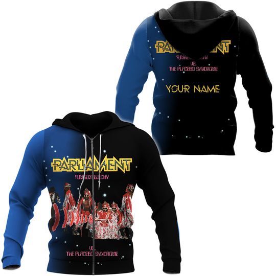 Discover Custom Name Parliament-Funkadelic Zip 3D Hoodie