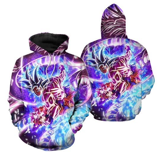 Discover 2024  Hooded Dragon Ball Battle Suit 3D Printing Product Hoodie