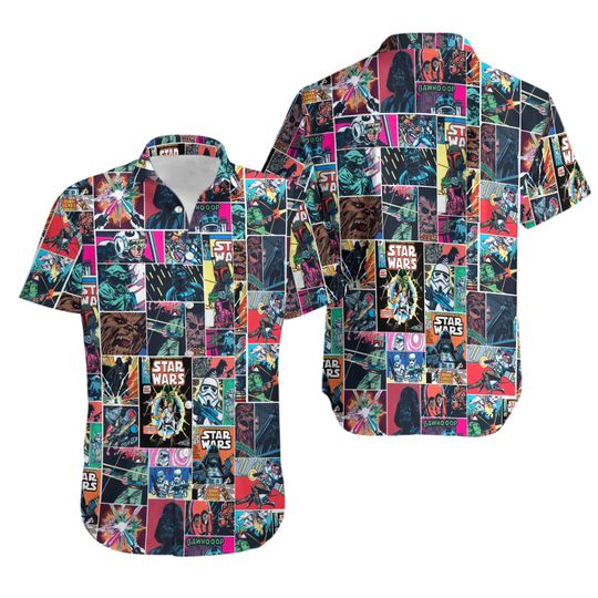 Discover Universe Cantina Party Hawaii Shirt, Universe Movie Button Up Shirt