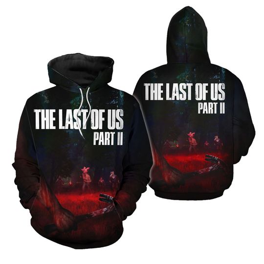 Discover 3d hoodie movie halloween, New The Last Of Us Part II 3D Print Hoodie