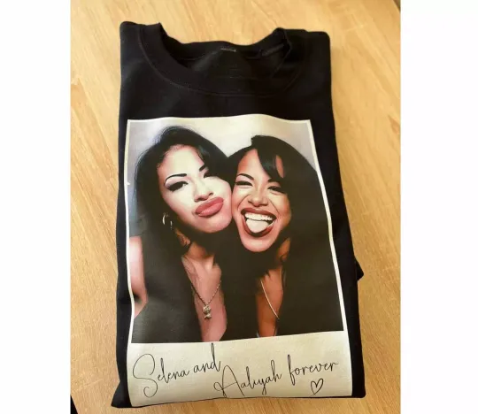 Discover Selena & Aaliyah Forever Photo Booth Shirt, Fan Gift