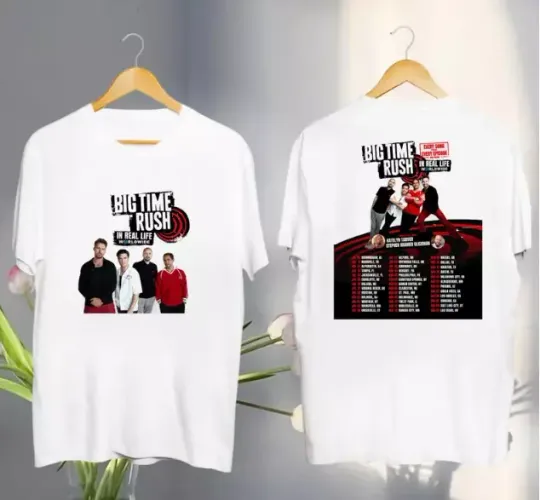 Discover Big Time Rush In Real Life Worldwide Tour 2025 Shirt
