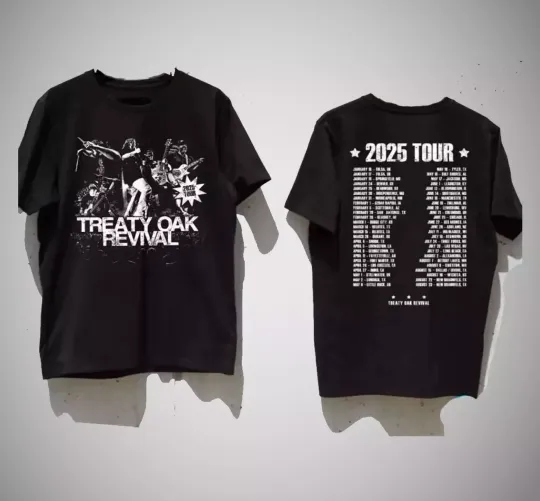 Discover Treaty Oak Revival 2025 Tour Unisex T-Shirt