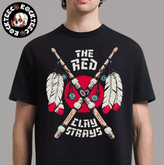 Discover The Red Clay Strays Show 2 In Shawnee Oklahoma On Feb 21 2025 T-Shirt