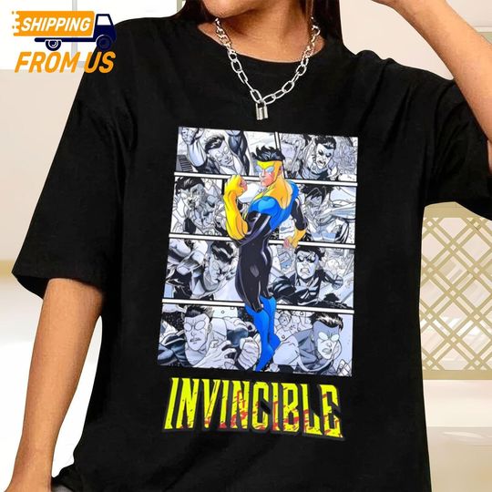 Discover Invincible Mark T-Shirt, Superhero Invincible tshirt