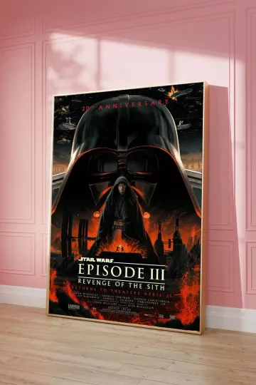 Discover HOT  20th Anniversary Poster 'Starr Warss Episode III - Revenge of the Sit