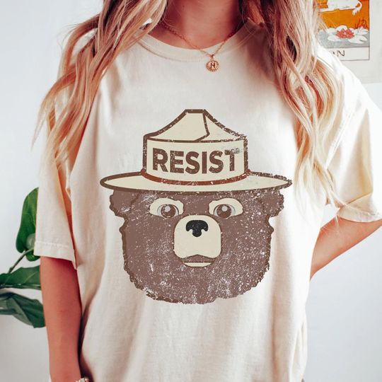 Discover smuky the bear Resist T-Shirt  Alt National Park Service Shirt