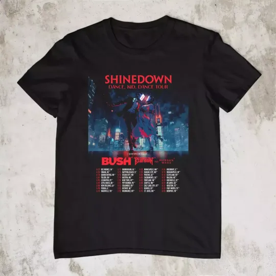 Discover shine down 2025 tour ‘Dance, Kid, Dance Tour T-Shirt
