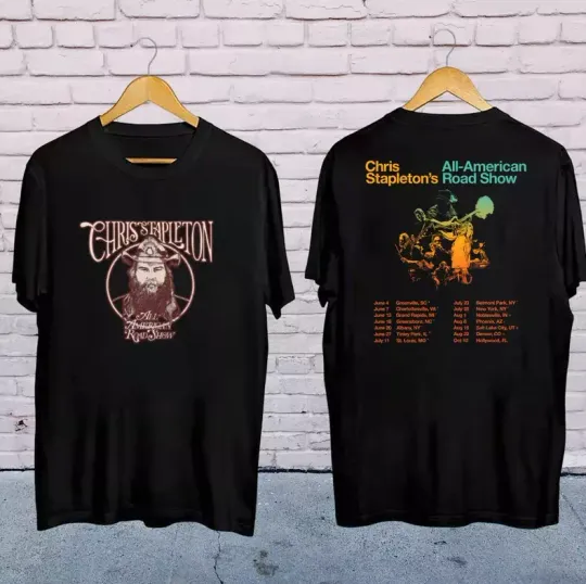 Discover Chris Stapleton Country Music Shirt, Chris Stapleton 2025 All-American Road Tour