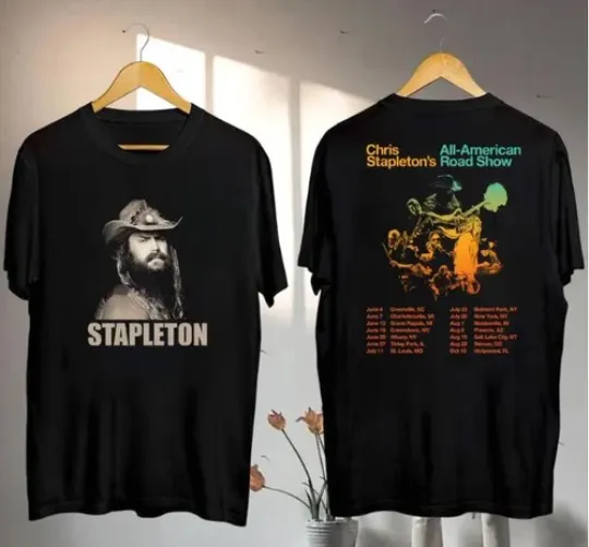 Discover 2025 Chris Stapleton All-American Road Tour Shirt  Chris Stapleton Fan Gifts