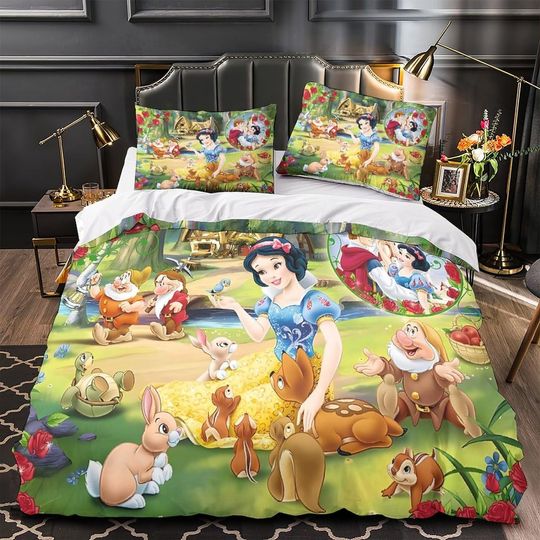 Discover Snoww Whitee Bedding Set, Bedroom Decor