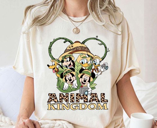 Discover Disneyyy animall kingdom Shirt, Disneyyy Safari Shirt, Mickeyy and Friends Shirt