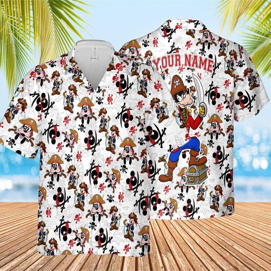 Discover Custom goofyy Pirates Caribbean Hawaiian Shirt, Cruise Hawaiians