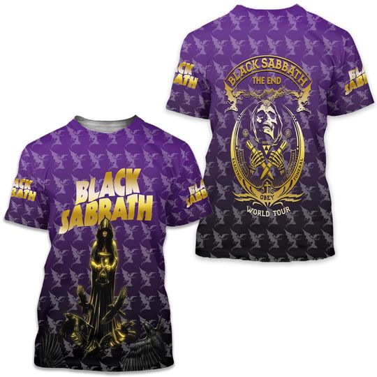 Discover Black Sabbath The End World Tour 3D Shirt