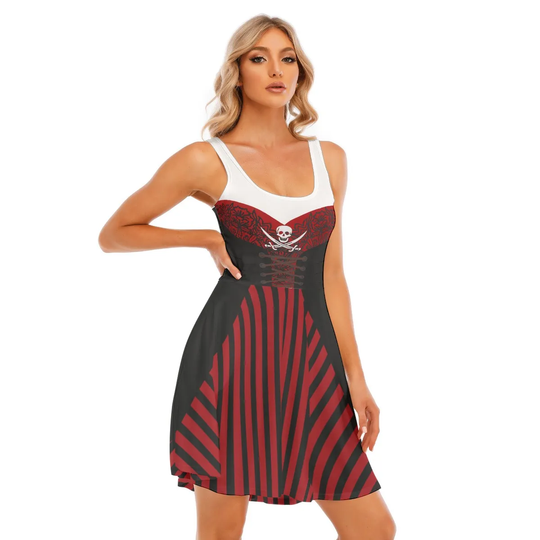 Discover Ahoy Matey Skater Dress- Running Costume, Cosplay, Pirate Night
