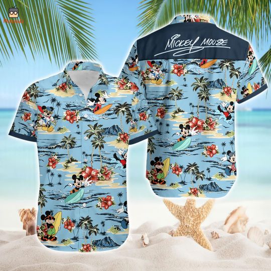 Discover Mickeyy mouse Hawaii Shirt, Disneyyland Hawaii Shirt, Disneyyland Vacation Shirt