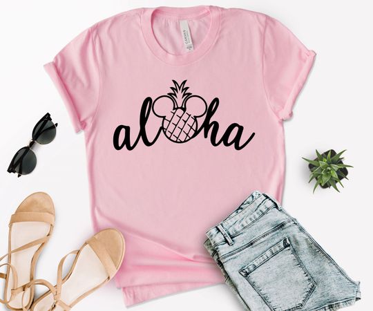 Discover Disneyyy Aloha Pineapple Mickeyy Shirt, Disneyyy Aloha Pineapple Shirt