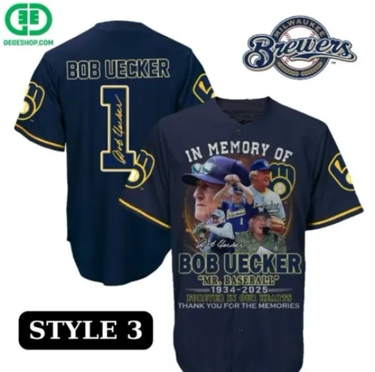 Discover Bob Uecker Baseball Jersey- Jersey 3d tour 2025