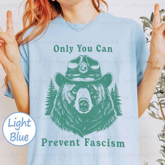 Discover Resist SMOBEAR Fascism Shirt, Only You Can Prevent Fascism Shirt