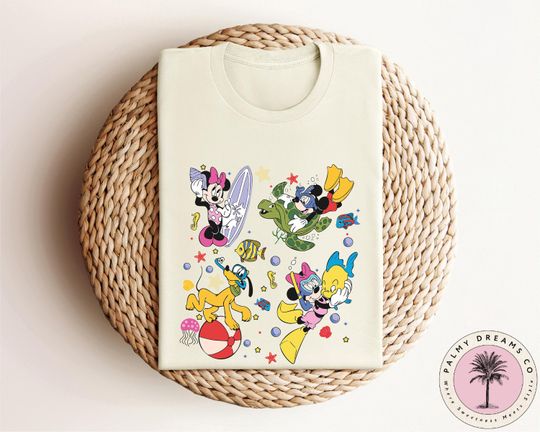 Discover Disneyyy Beach Shirt, Mickeyy and Minniee Shirt, Disneyyworld Shirt
