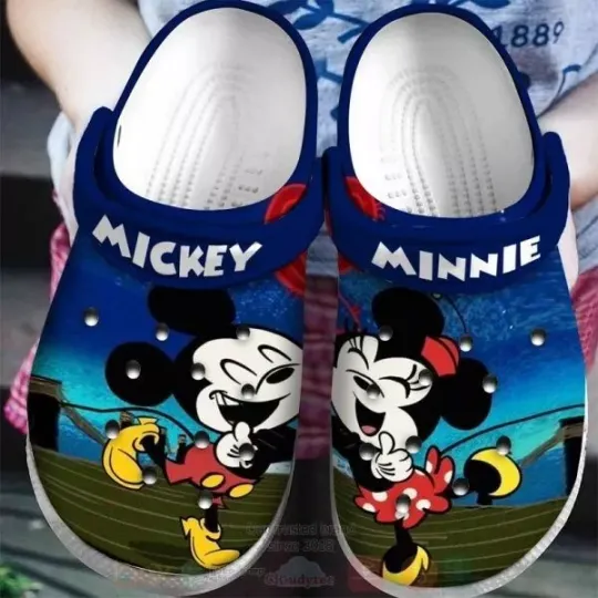 Discover Disneyyy Mickeyy mouse And Minniee Mouse Funny Clog