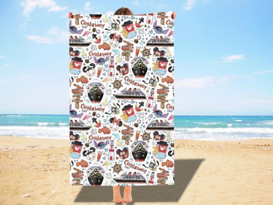 Discover Disneyyy Cruise Beach Towel, Disneyyy Beach Towel, Beach Summer Gift
