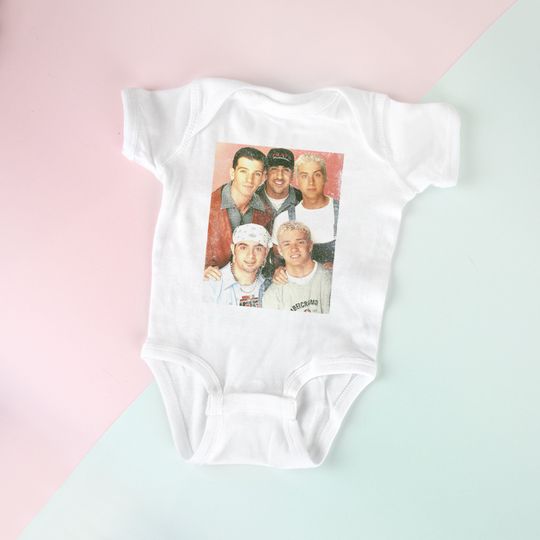 Discover NSYNC Vintage Tee Onesie - Teen Beat