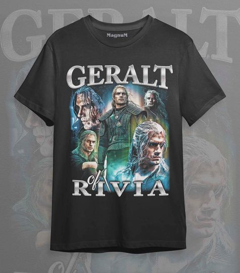 Discover Geralt of Rivia Vintage Unisex Shirt - Vintage Geralt of Rivia TShirt