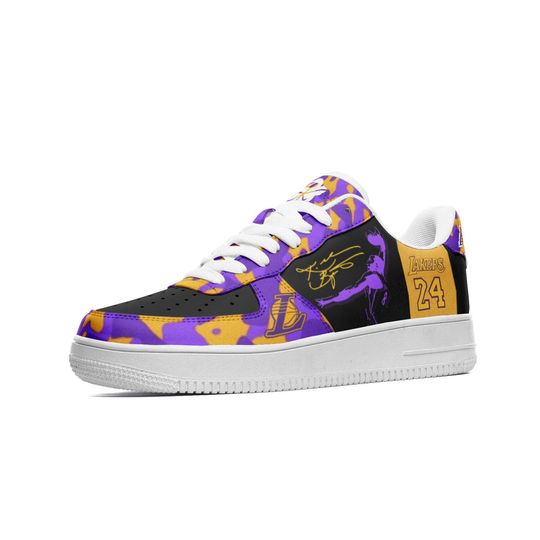 Discover Kobe Bryant Leather Low Top Sneakers, Gifts for Fan