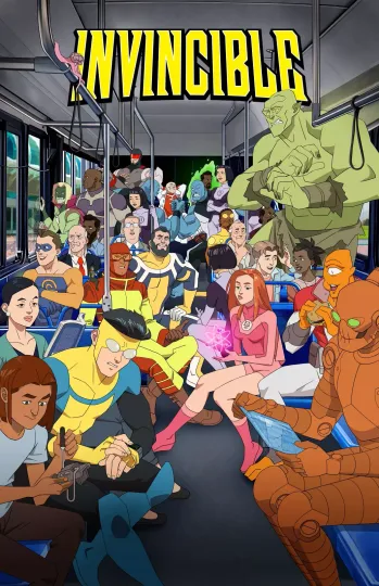 Discover Invincible Show By Robert Kirkman 2021 Cast Movie Poster