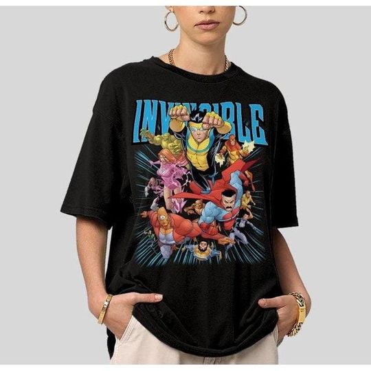 Discover Vintage Invincible TV Show Mark Invincible Comfort Color Shirt
