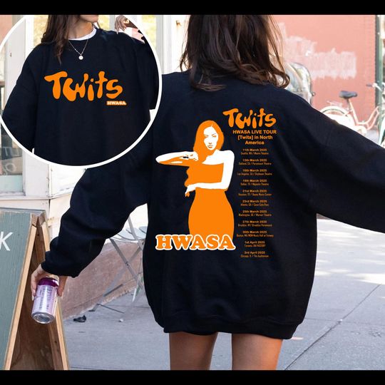 Discover Hwasa Live Tour Twits 2025 Hoodie, Hwasa Hoodie, Hwasa Mamamoo Hoodie