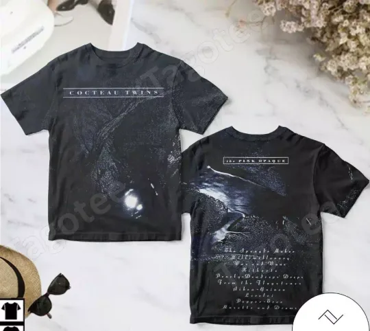 Discover Cocteau Twins The Pink Opaque Album Cover 3D T-Shirt