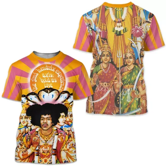 Discover Jimi Hendrix Legends The Jemi Hendeix Experience AOP 3D T-shirt