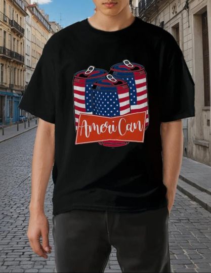 Discover Ameri Can Beer Men's T-Shirt