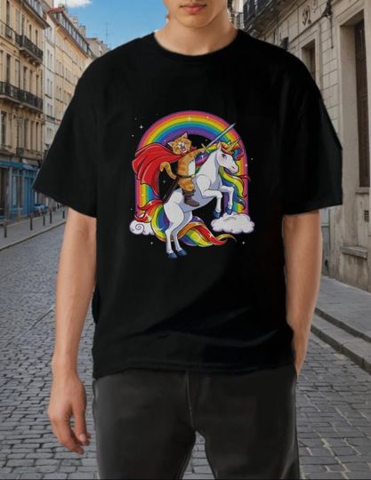 Discover Cat Riding Unicorn Shirt,Cat Shirt, Cat Gifts