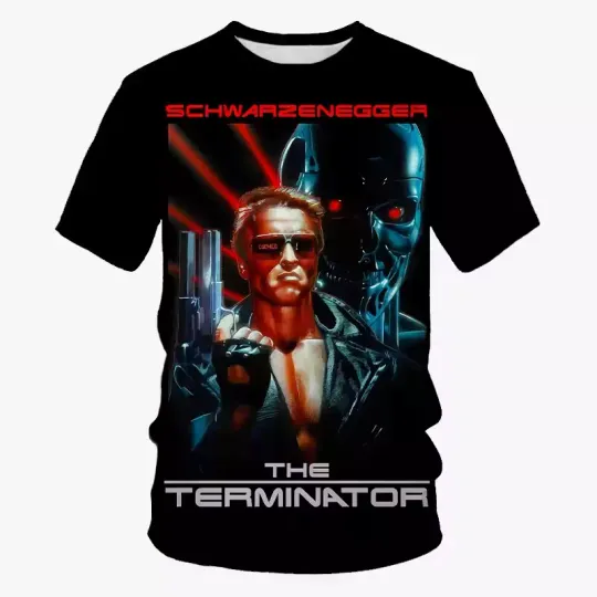 Discover Terminator Classic Movie 3D T-Shirt
