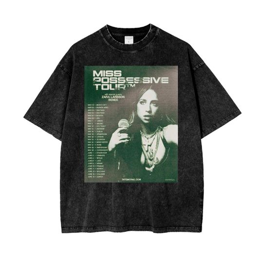 Discover Tate Mcrae Vintage Graphic Mineral Wash Shirt, Gifts for Fan