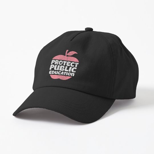 Discover Protect Public Education - Public School Teacher - Red For Ed Cap